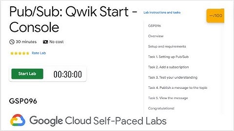 Pub/Sub: Qwik Start - Console | GSP096 | Google Cloud Skills Boost | QUICK-GCP-LAB | 2024 #qwiklabs
