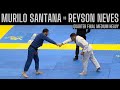 Murilo silva santana vs reyson neves quartas de final meio pesado brasileiro de jiu jitsu 2022