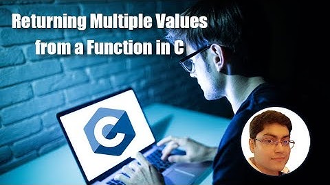Returning Multiple Values from a Function in C | C Programming Tutorial for Beginners