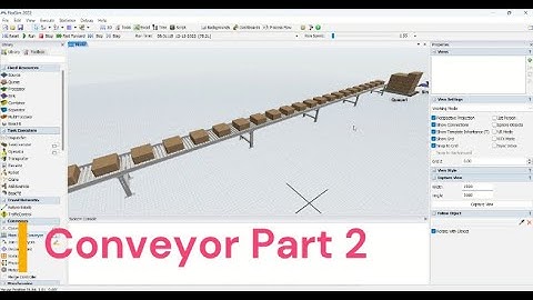 How to use conveyor In Flexsim Simulation | Part 2 Using Conveyors | Step By Step Flexsim Tutorials