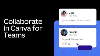 Collaborate with your colleagues in Canva Teams