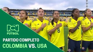 Partido completo: Colombia Sub 20 vs. Estados Unidos Sub 20 - Amistoso femenino