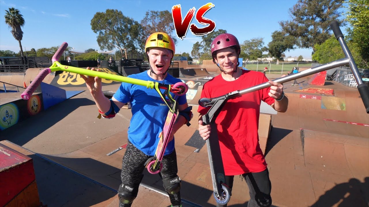EXTREME GAME OF SCOOT! Chris Farris VS Claudius Vertesi