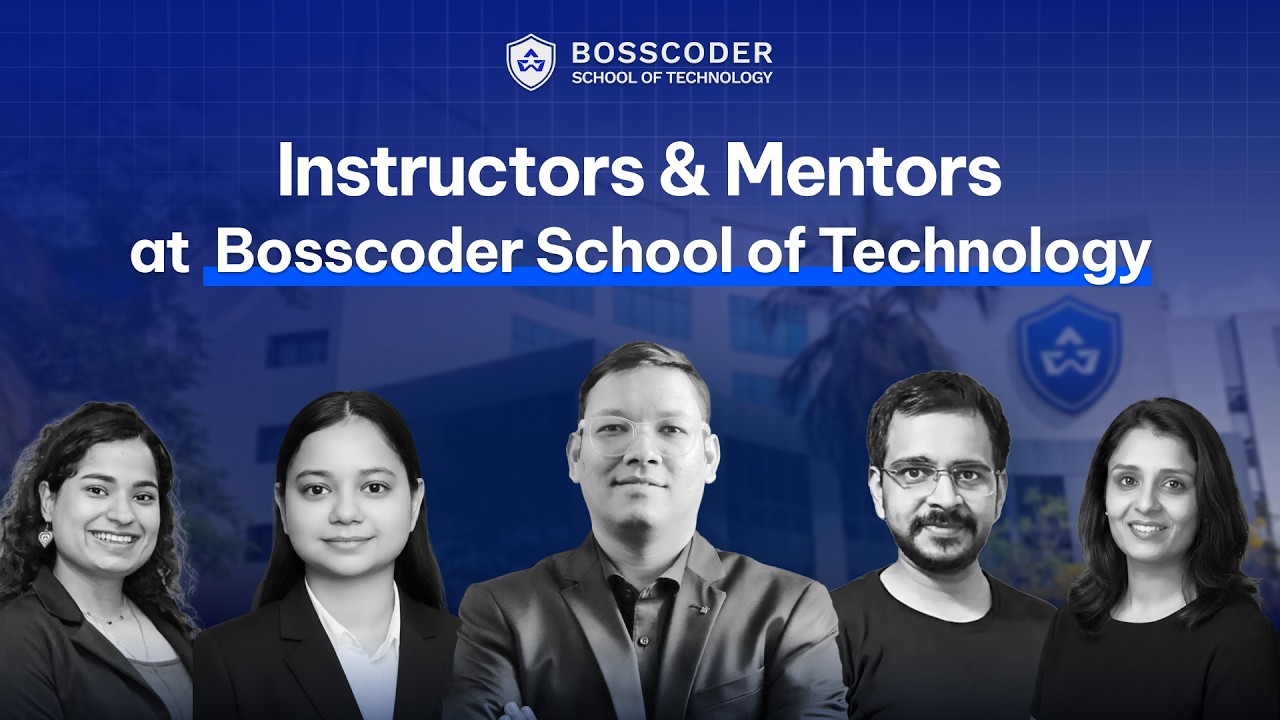 Bosscoder Academy Instructor and Mentors at Bosscoder School of Technology #btech # ...