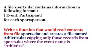 COPY RECORDS FROM ONE BINAAY FILE TO ANOTHER BASED ON CONDITION | FILE HANDLING | CBSE CLASS XII  CS