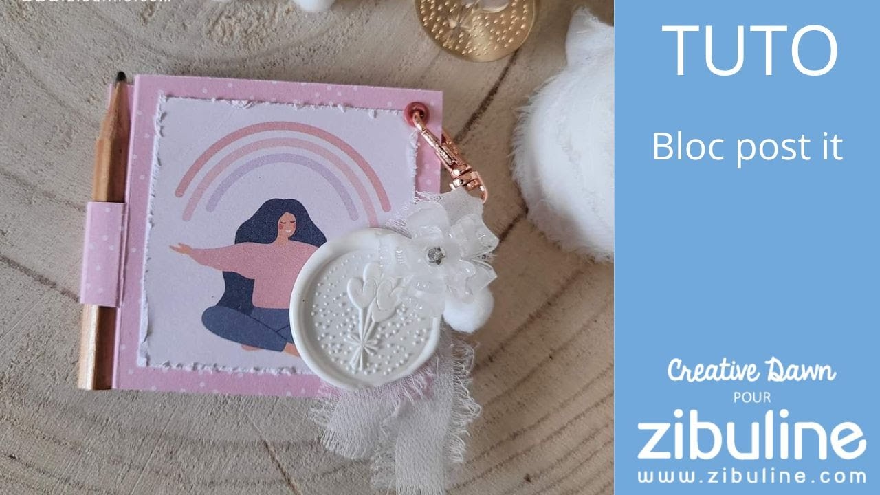 Tuto Bloc post-it par Aurore Creative Dawn