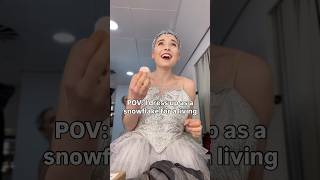 Professional Ballet Dancer Prepares for Nutcracker Performance ❄️