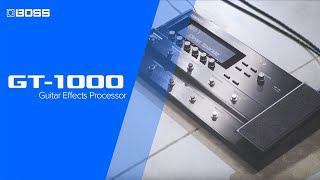 BOSS GT-1000 Pedalera Multiefectos Guitarra Eléctrica video