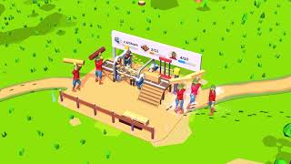 Idle Lumber Mill Machine Upgrades Landscape screenshot 5