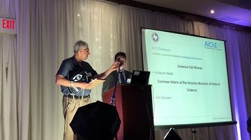 Hudson at AIChE meeting