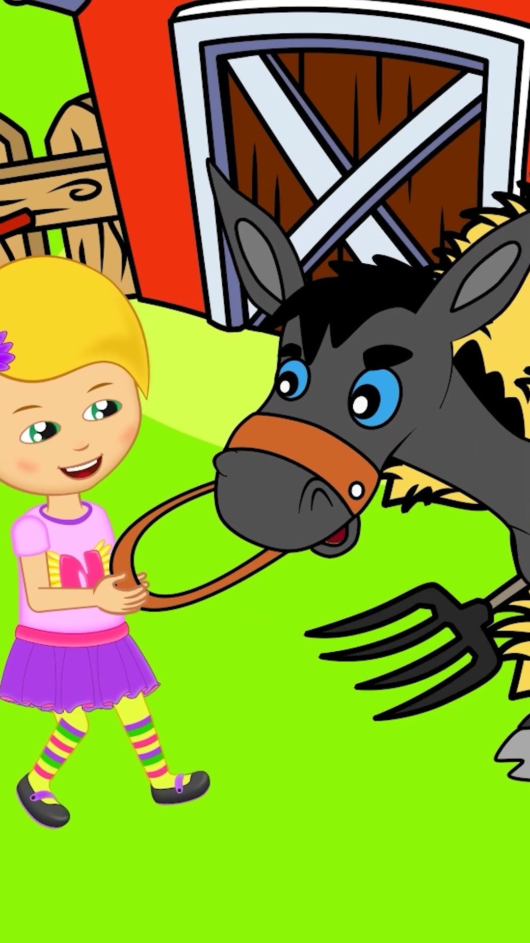 Eşeğim Eşeğim İnatçı Eşeğim?? #çocukşarkıları #shorts