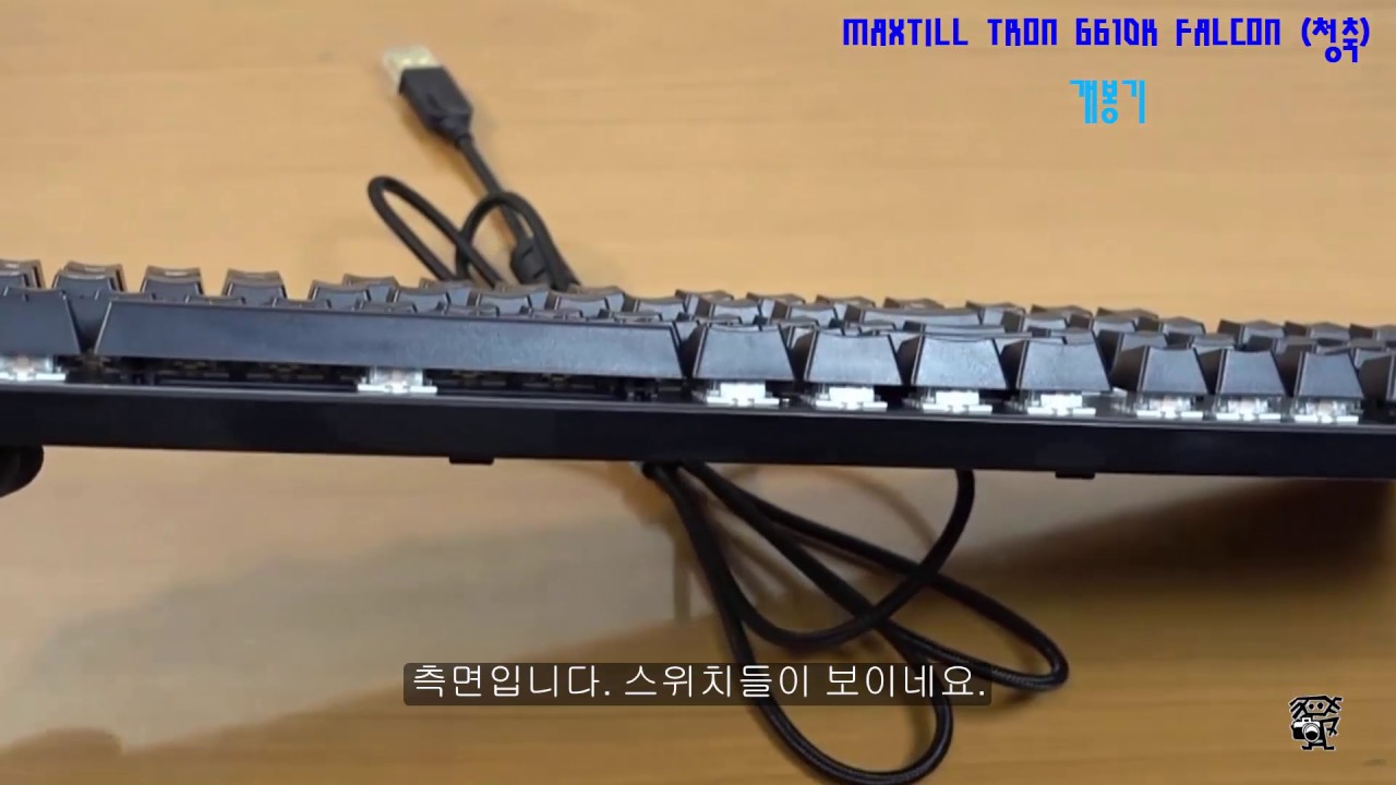 가성비를 뛰어 넘는 기계식 키보드, MAXTILL TRON G610K FALCON (청축) : 네이버 블로그