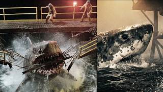 The Security Cameras Caught a Megalodon Hit the Platform | Real Megalodon Encounter