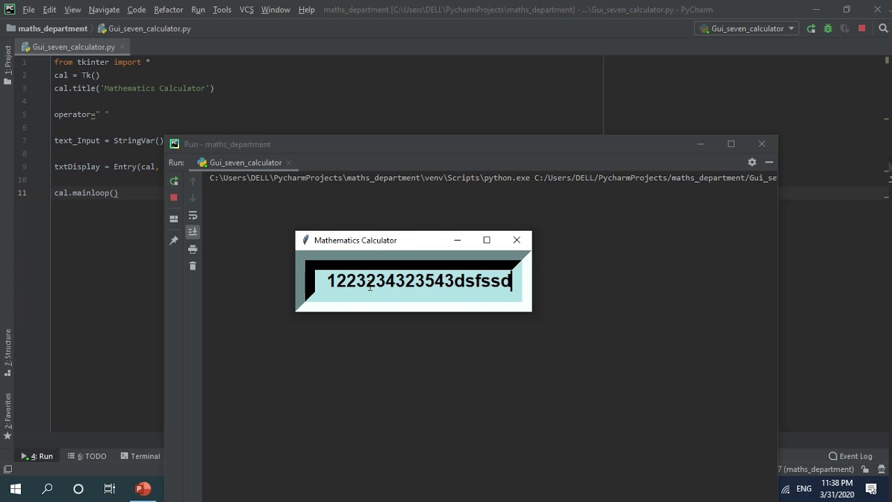 Week 5(b) Making a Calculator with Tkinter Python - YouTube