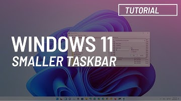 Windows 11: Make Taskbar smaller or bigger