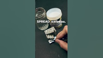 HOW TO CREATE WATER EFFECT | WATER GEL TRANSPARENT