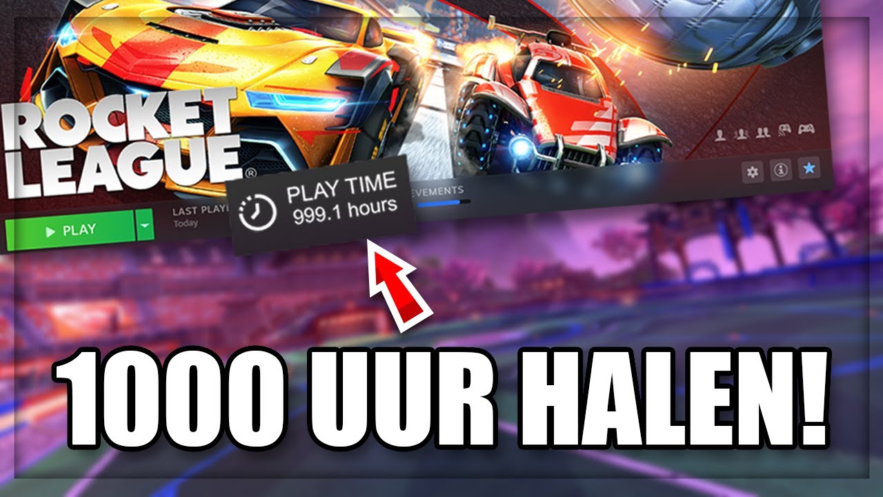 Live 1000 uur halen in Rocket league! Nederlands YouTube