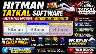 🔥 Hitman Tatkal Software Live Booking | Best Tatkal Software 2026 | Live Proof | Tatkal Seva Point screenshot 3