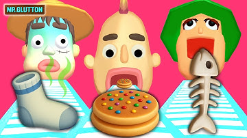 Sandwich Runner 🥪 VS Pancake Rush 🍰 VS Sandwich Run Pile Ingredients 🥙 Satisfying Gameplay