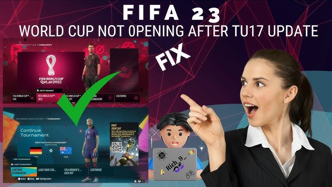 ❌FIFA 23❌  UPDATE TU 15 CRACK TO TU 17.1 FOR INSTALL LATEST MODS ✓📂 