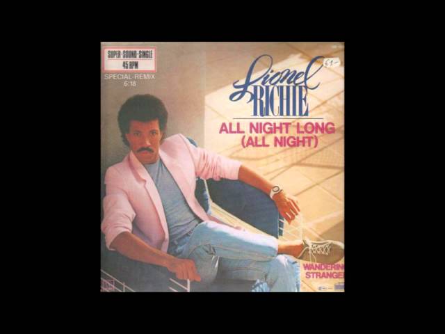 LIONEL RICHIE - ALL NIGHT LONG (12-Inch Versio