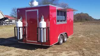 turn key concession by best trailers 8 x 16 vending trailer w equipment and sinks propane