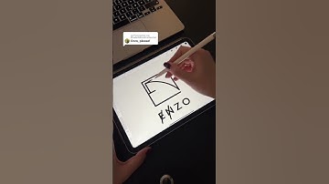 Antwort auf logo for the name enzo #procreate #namelogo