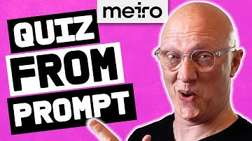 MEIRO AI Quiz Generator: Create & Publish a Quiz in Just 3.5 Minutes!