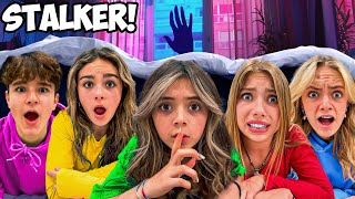 SNEAKING OUT Of The HOUSE At 3AM**Stalker Showed Up at Our Sleepover**
