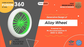 How to design a (Generative Design) “Alloy Wheel”, using Fusion 360 | KPRIET Design Society