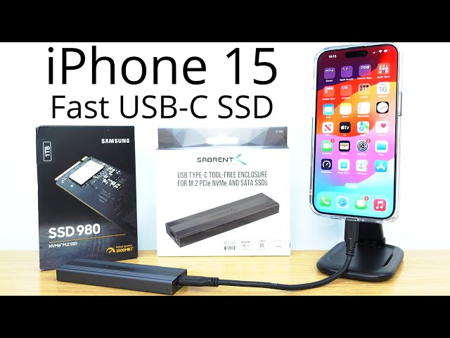 Best and Fastest External USB-C SSD Drive for Your iPhone 15 