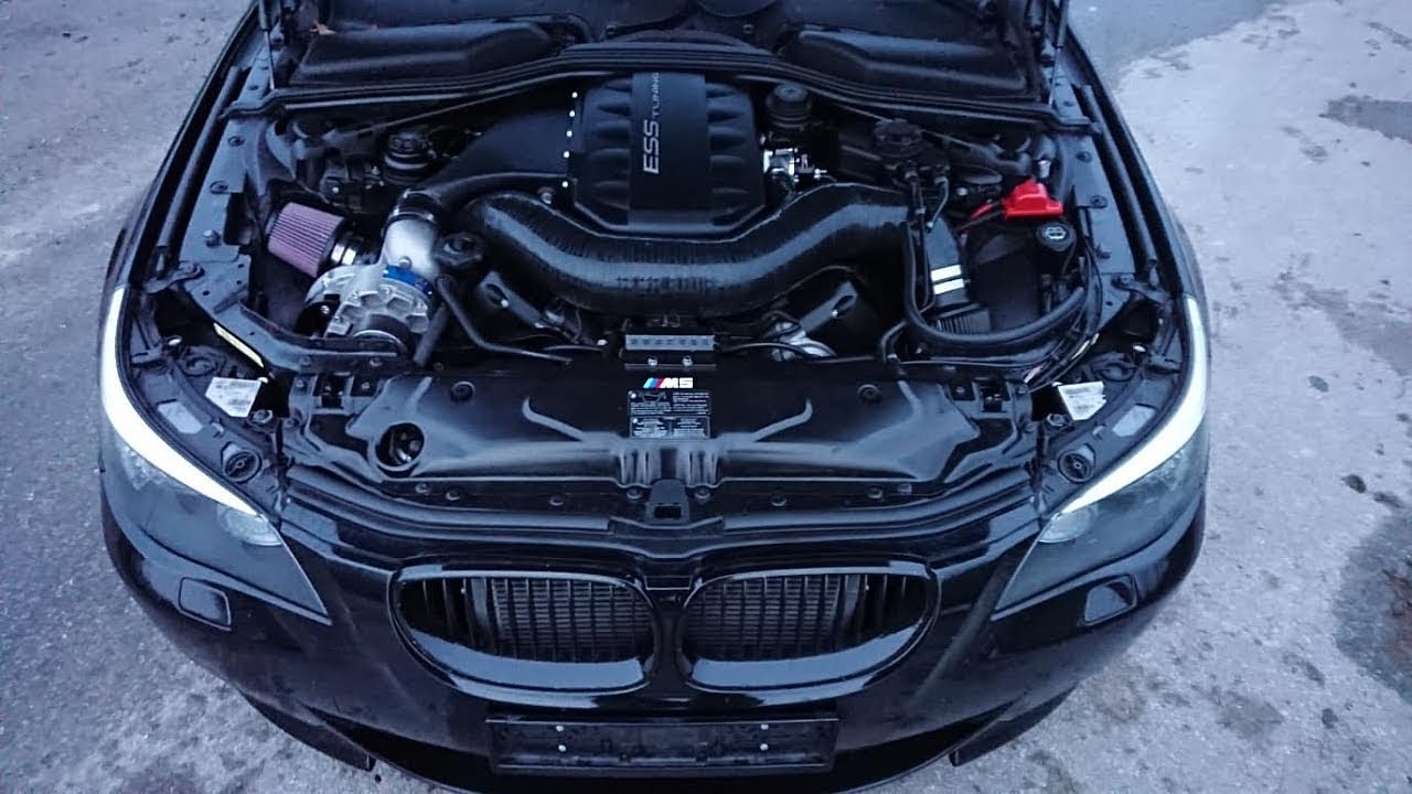 BMW M5 E60 V10 Supercharger Acceleration SOUND 