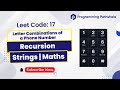 Cracking the Code: Solving the Letter Combinations of a Phone Number Question
