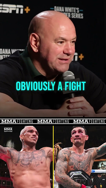 Dana White says UFC matchmakers 'talked about' a rematch between Max Holloway and Charles Oliveira