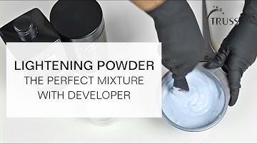 LIGHTENING POWDER - How to achieve the Perfect Mixture with Developer?