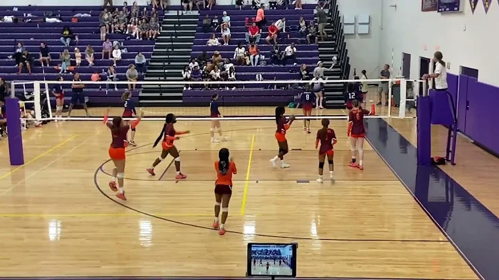 Rebecca Hutchins volleyball clips.