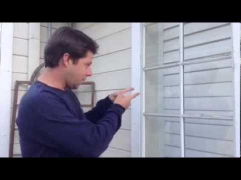 How to repair a broken window in an aluminum frame - Part 1