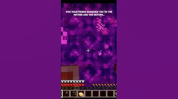 POV:  Your friend banished you to the Nether... #minecraft #fypage #fypyoutube #nether #viralvideo