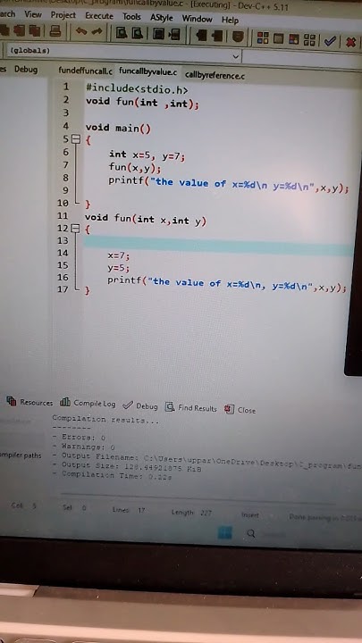 Functions call by reference c programming #code #coding #programming # ...