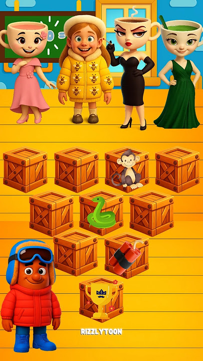 Bantu Ballerina mengambil piala emas !🤯😱 | #kartuntempel #animasulucu #tungtungtungsahur #fyp #viral