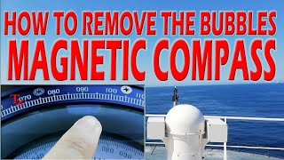 Simple way on How to remove Bubbles inside the magnetic compass | Practical Seamanship | Eng SUB