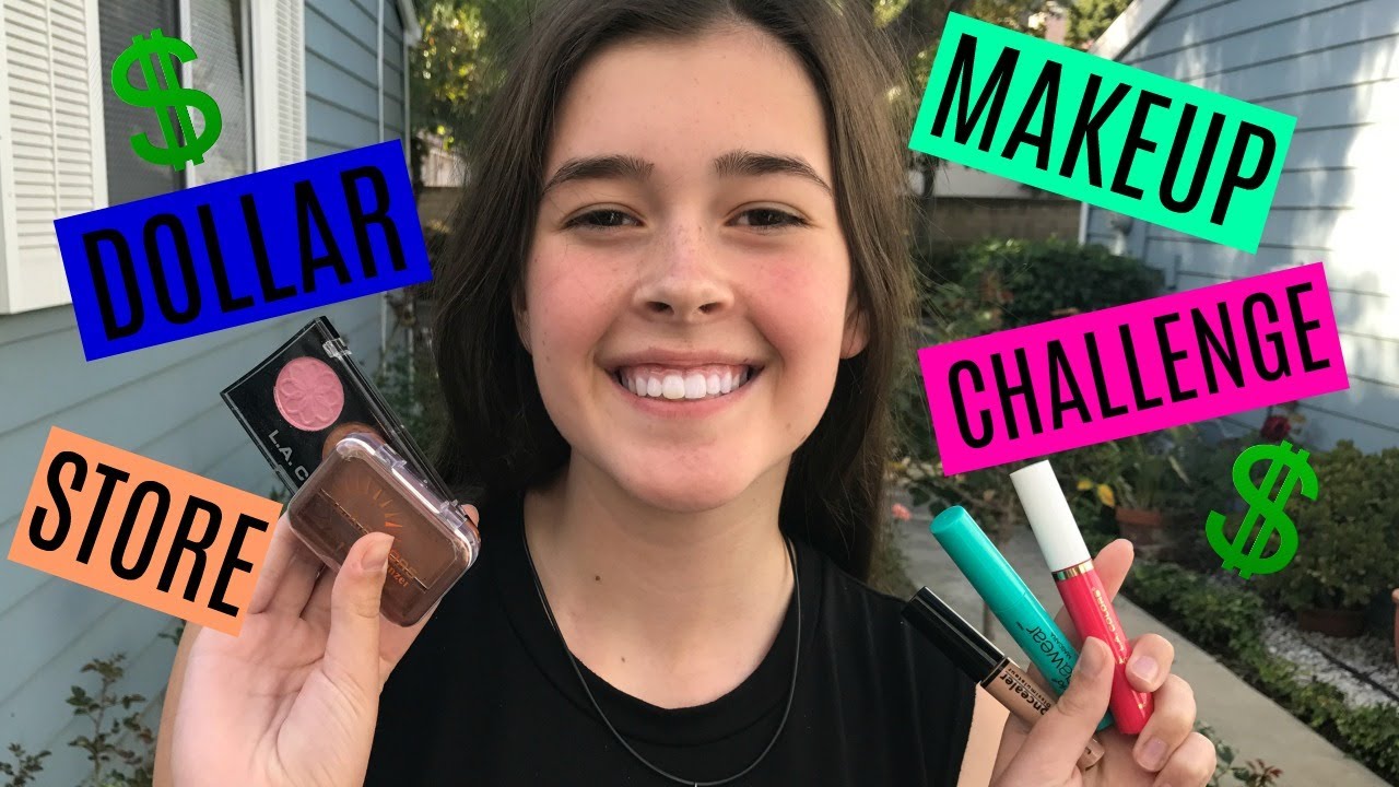 Dollar Store Makeup Challenge!!! YouTube