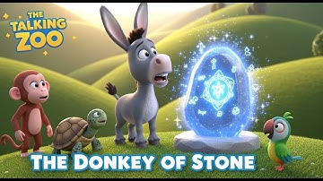 Dodo the Donkey and the Magic Stone 🪄 | A Magical Lesson About Kindness | The Talking Zoo Stories