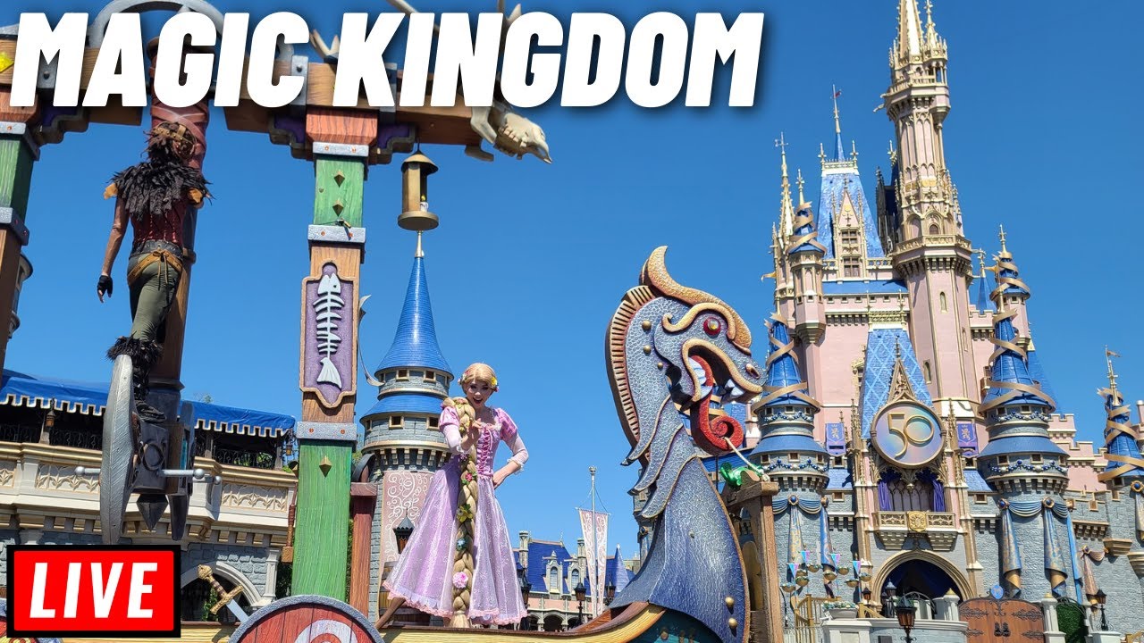 π΄ LIVE: Magic Kingdom Thursday morning for rides, parades, cavalcade, and Grayson March 16th 2023