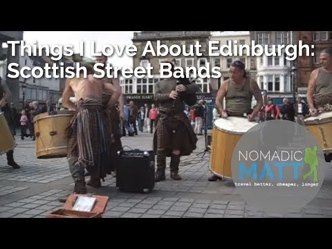 Scottish Street Drumming Band in Edinburgh