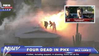 Mayor Greg Stanton Speaks About Deadly Shooting and Home Fire