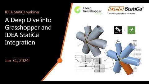 A Deep Dive into Grasshopper and IDEA StatiCa Integration - LIVE
