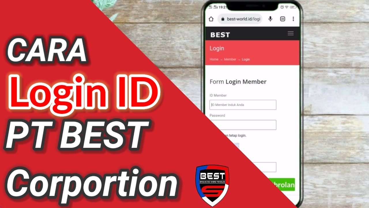 CARA LOGIN ID di PT BEST Corporation