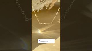 Morse code Name Necklace in gold or silver with pearl #morsecode #goldjewelry #bff #pearl #secret