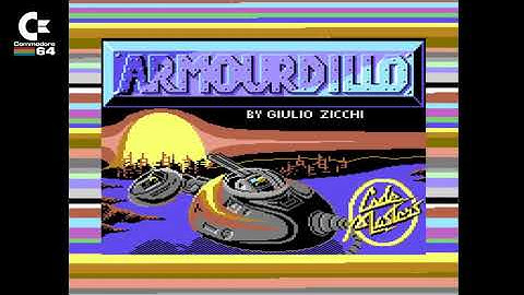 Armourdillo (Codemasters 1987) - C64 Loading Screen / Title Music / Main Menu Archive